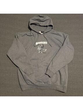 Grey nohours skateboard hoodie size XL #skateboard #hoodie
